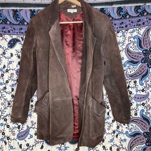 Ann Taylor VTG leather suede jacket